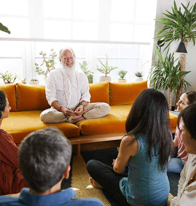 Thom Knoles teaching The Learn to Meditate Course
