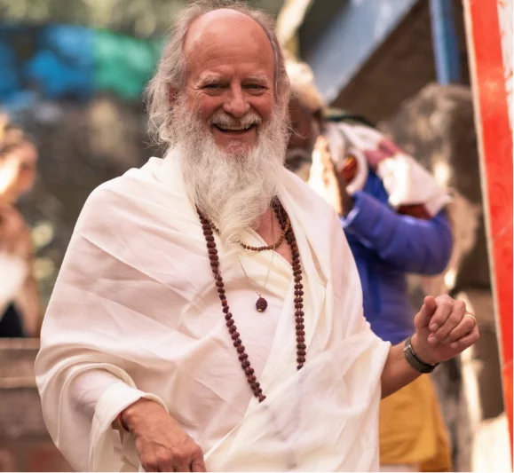 Thom Knoles, the master of Vedic Meditation and teacher at the rounding retreat