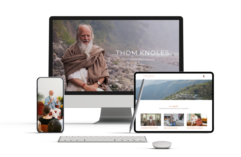 A Vedic Meditation subscription on multiple devices