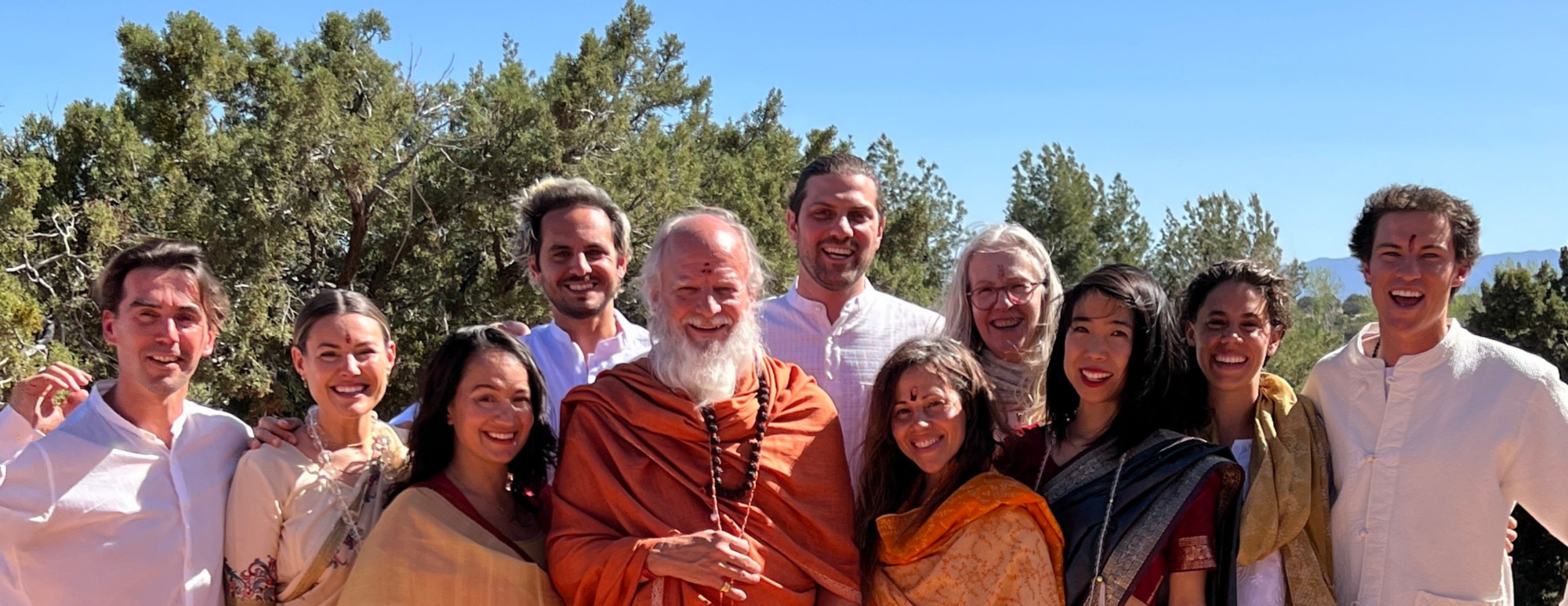 Thom Knoles with various Vedic Meditation teachers