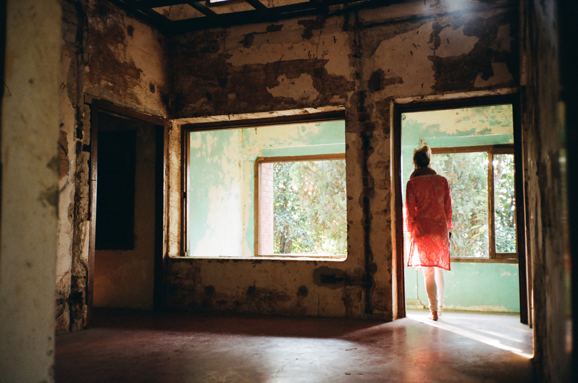 Woman in Doorway - Rishikesh